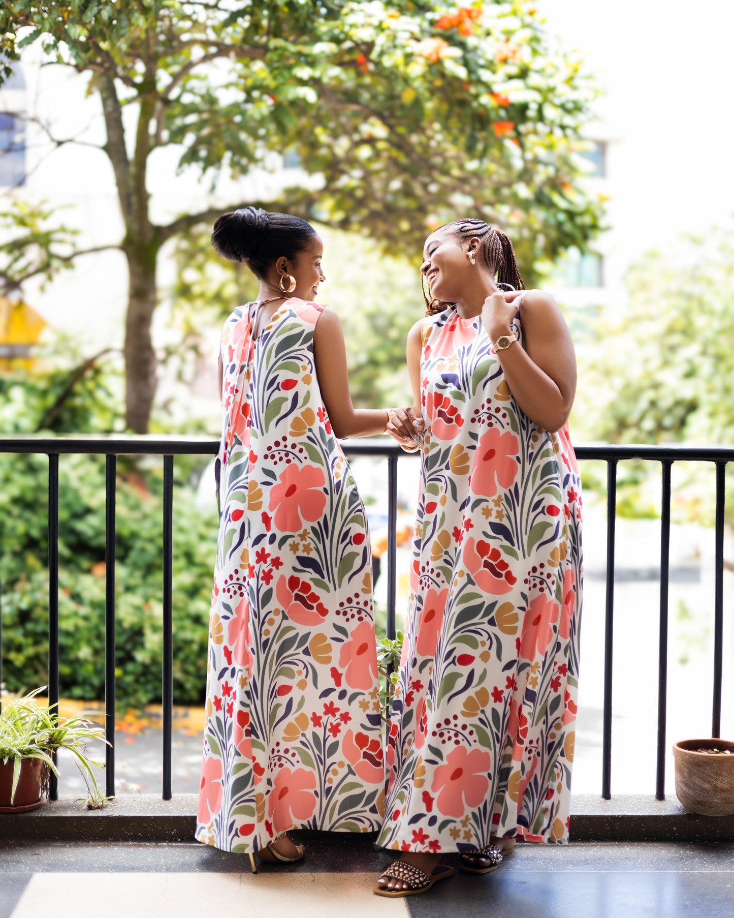 Nia Sleeveless Maxi - Petal Bloom