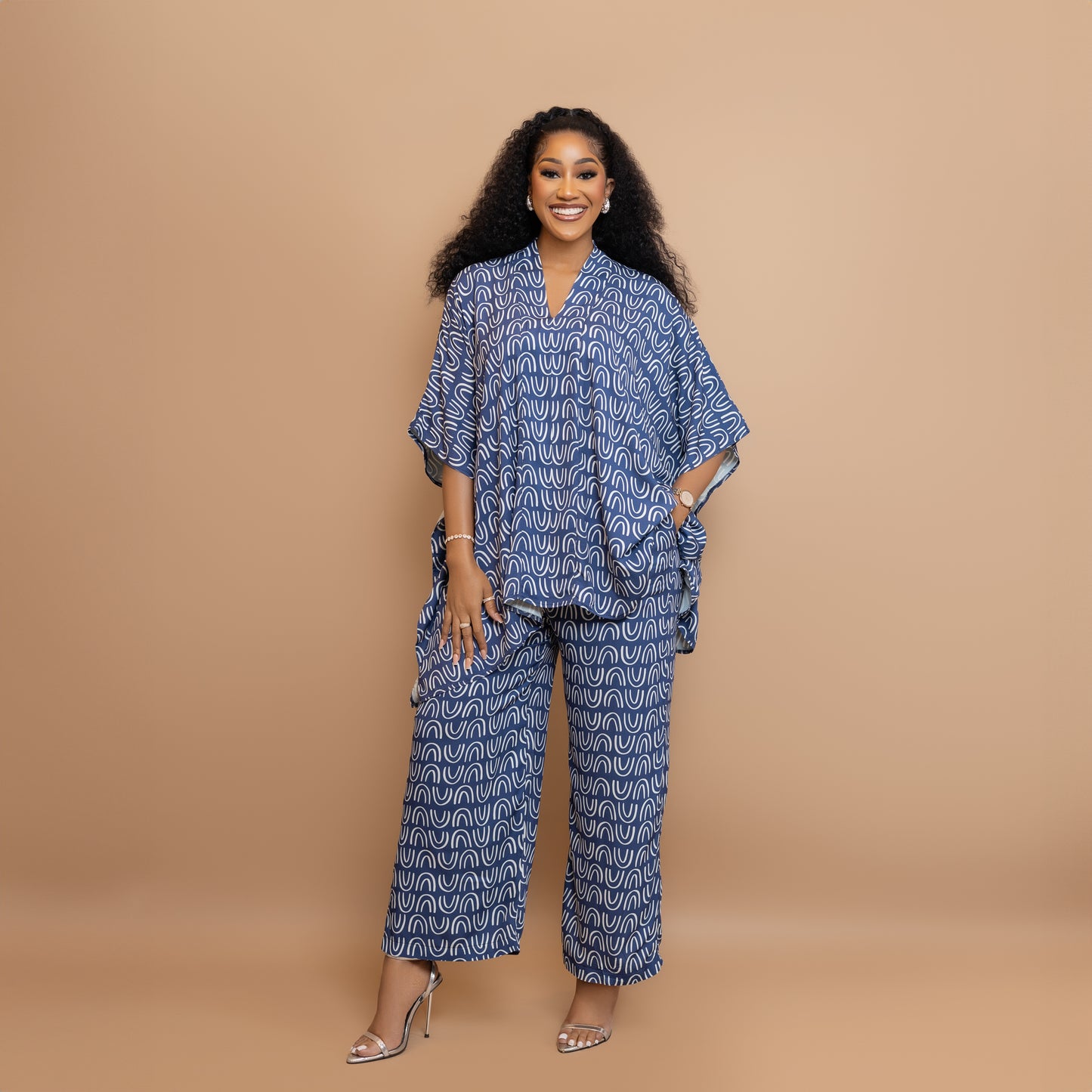 Nia Two Piece Set - Blue