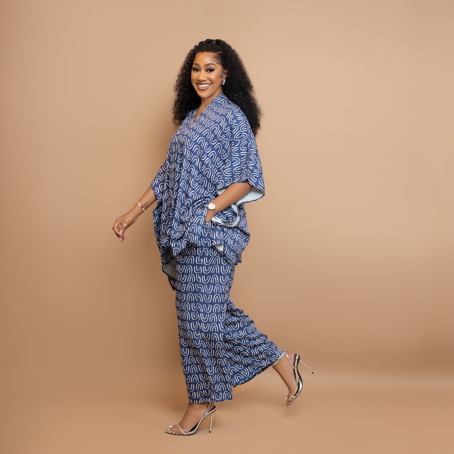 Nia Two Piece Set - Blue