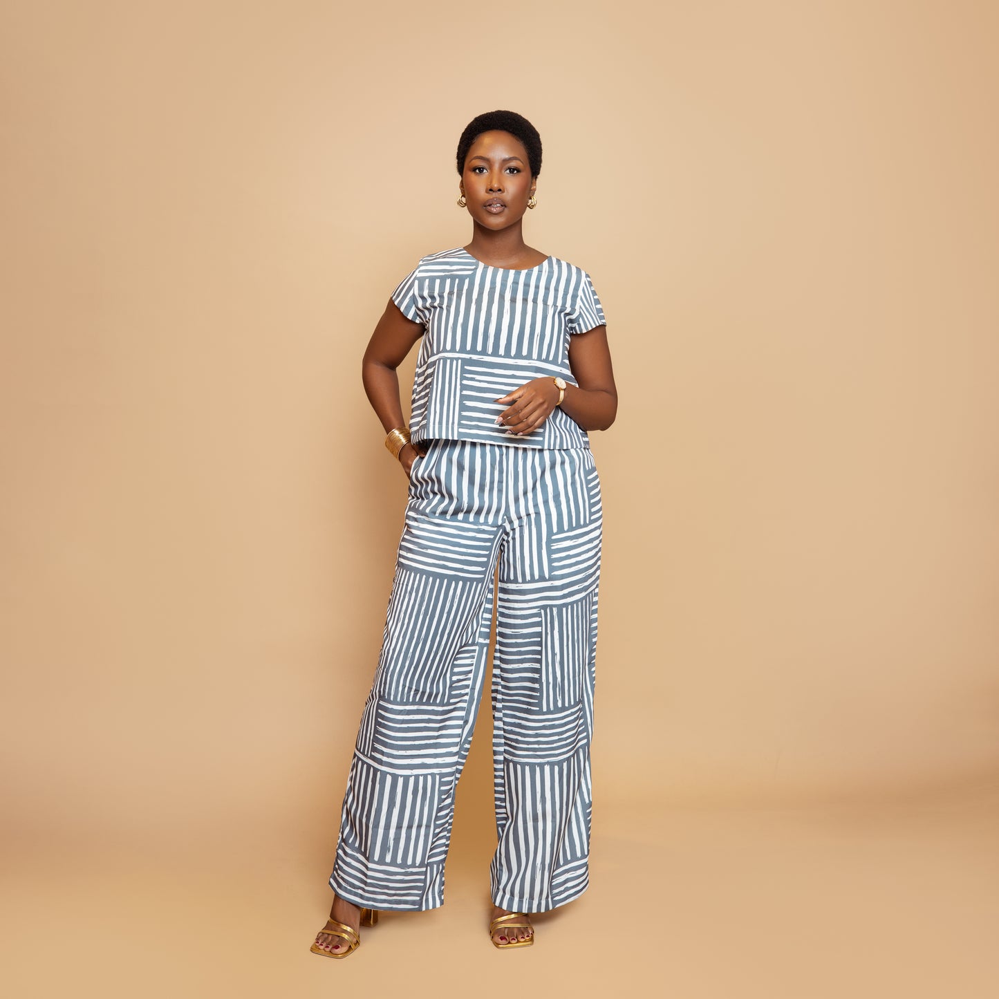 Nia Co-ord Set - Sage Green