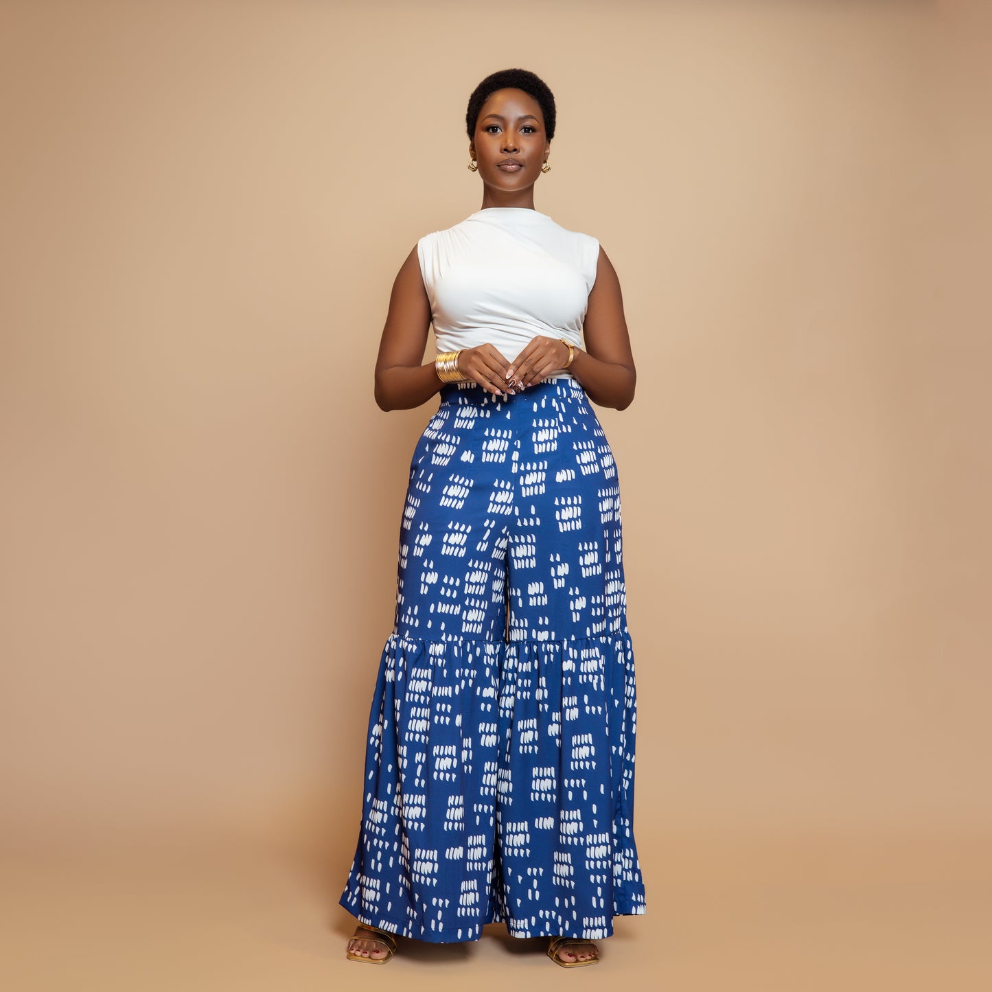 Nia Tiered Palazzo Pants