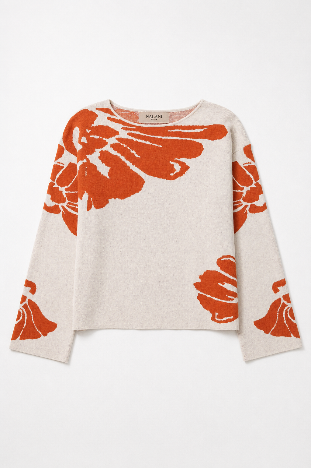 Bloom Knit Sweater - Rust