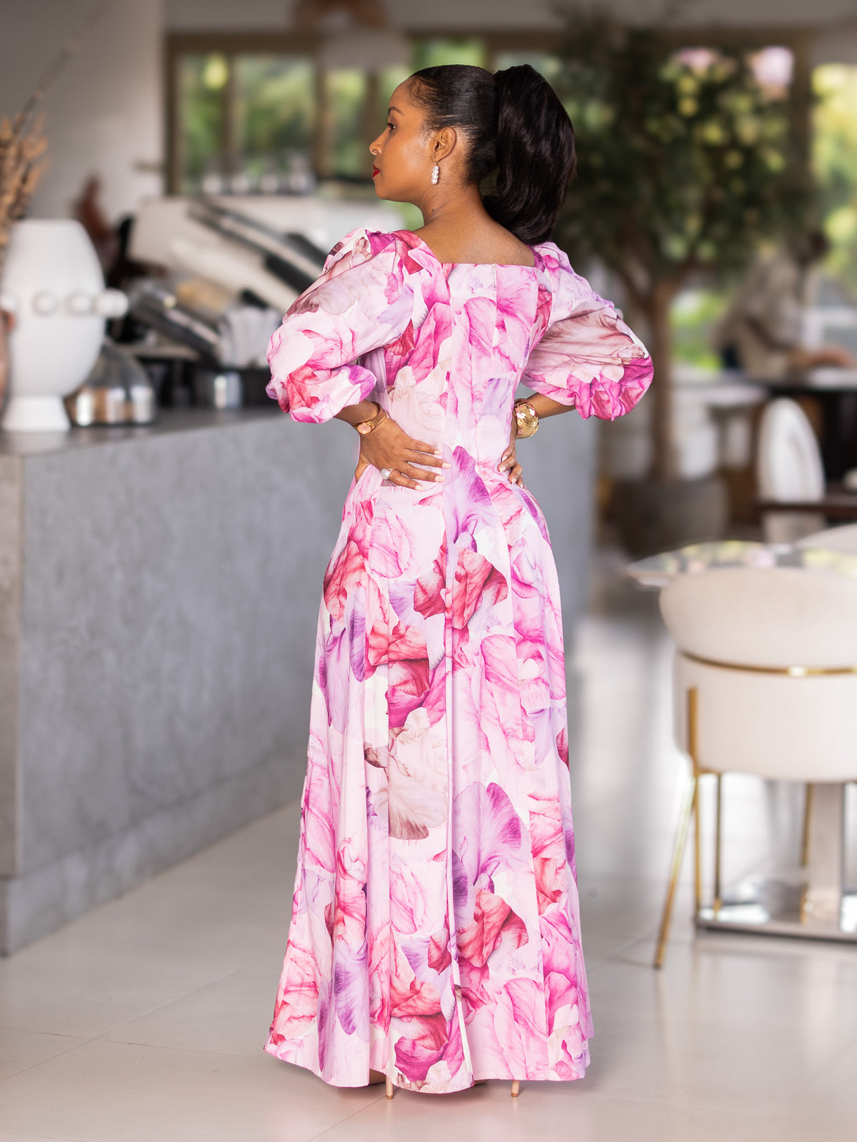 Classic Princess Seam Maxi Dress - Lilac Orchid
