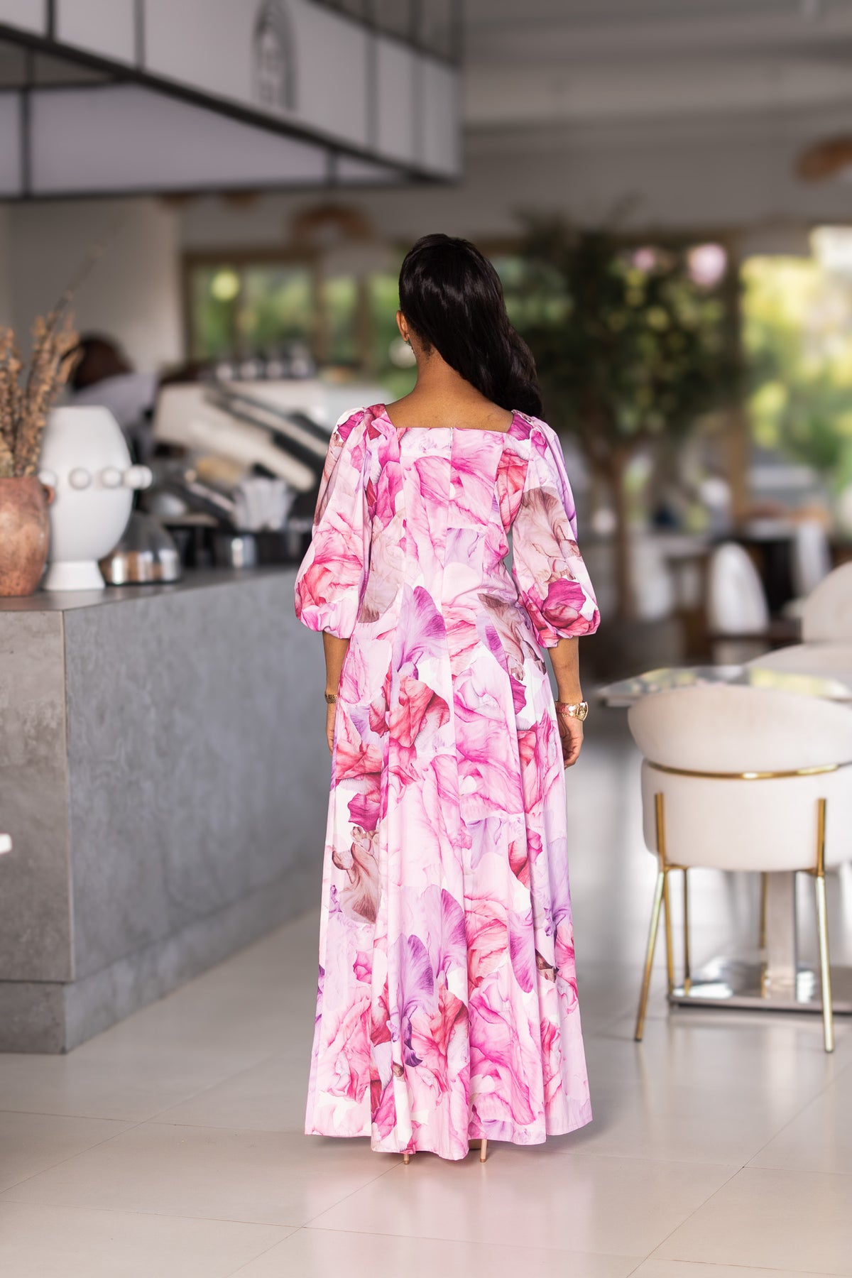Classic Princess Seam Maxi Dress - Lilac Orchid