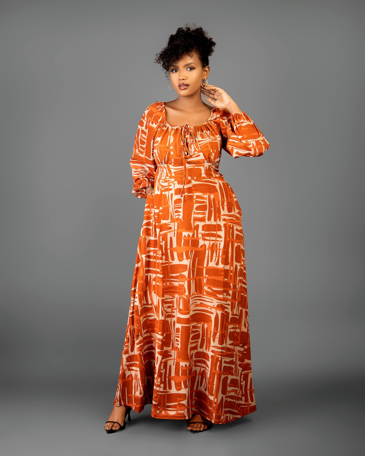 Toumi Print Maxi Dress